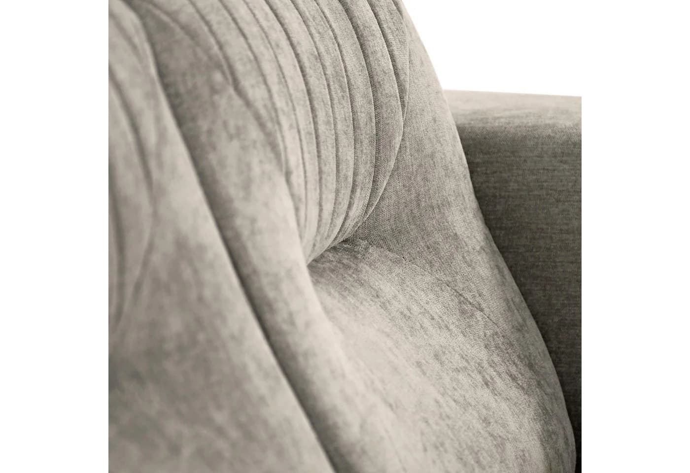 Beautysofa 2-Sitzer VENEZIA Relaxsofa Modernes Design Dunkles Grau - Bild 4