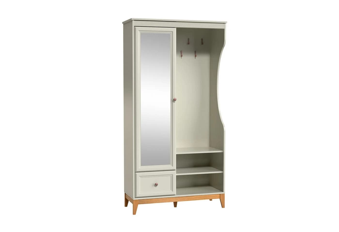 Beautysofa Garderobenschrank Charlott Kaschmir - Bild 4