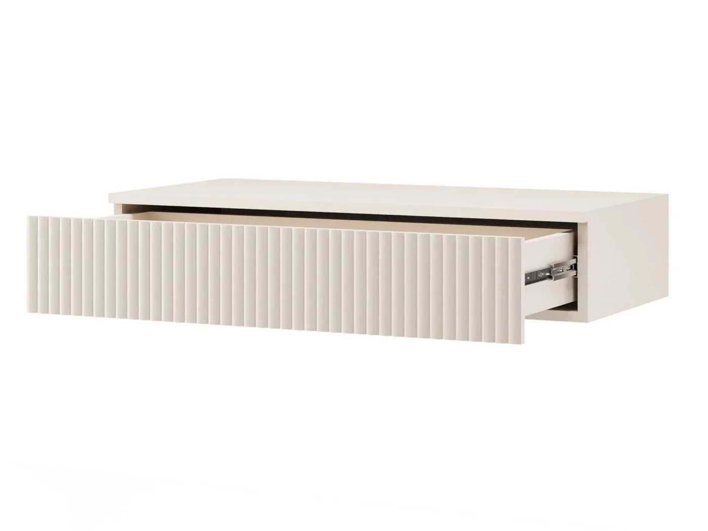 Beautysofa Konsolentisch Soft Hängend, Rillenfronten & Push-to-Open-System - Bild 3