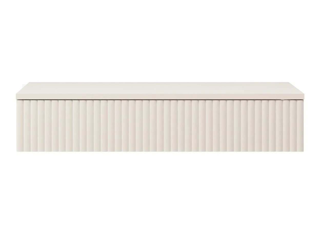 Beautysofa Konsolentisch Soft Hängend, Rillenfronten & Push-to-Open-System - Bild 4