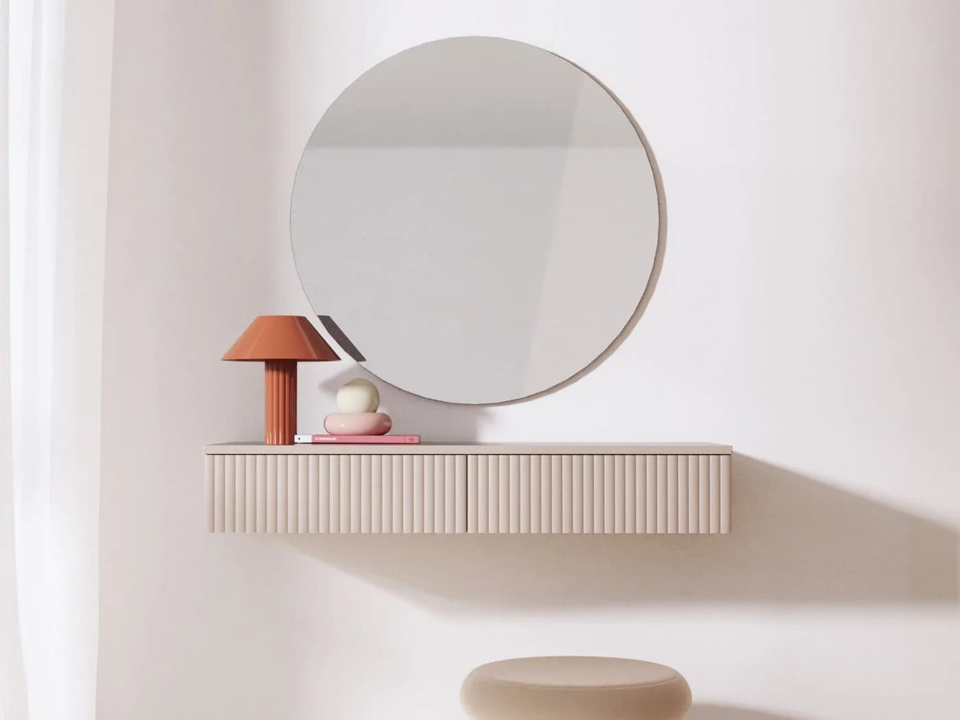 Beautysofa Schminktisch Soft Hängend Kaschmir - Bild 2