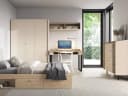 Beautysofa Kleiderschrank ALEX 3-türig Beige Sand Bild 5