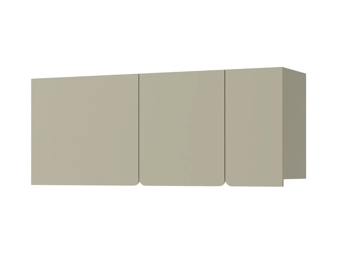 Beautysofa Hängeregal LICO 3 Türen 3 Böden Sandbeige Eukalyptus - Bild 2