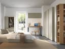 Beautysofa Hängeregal LICO 3 Türen 3 Böden Sandbeige Eukalyptus Bild 4
