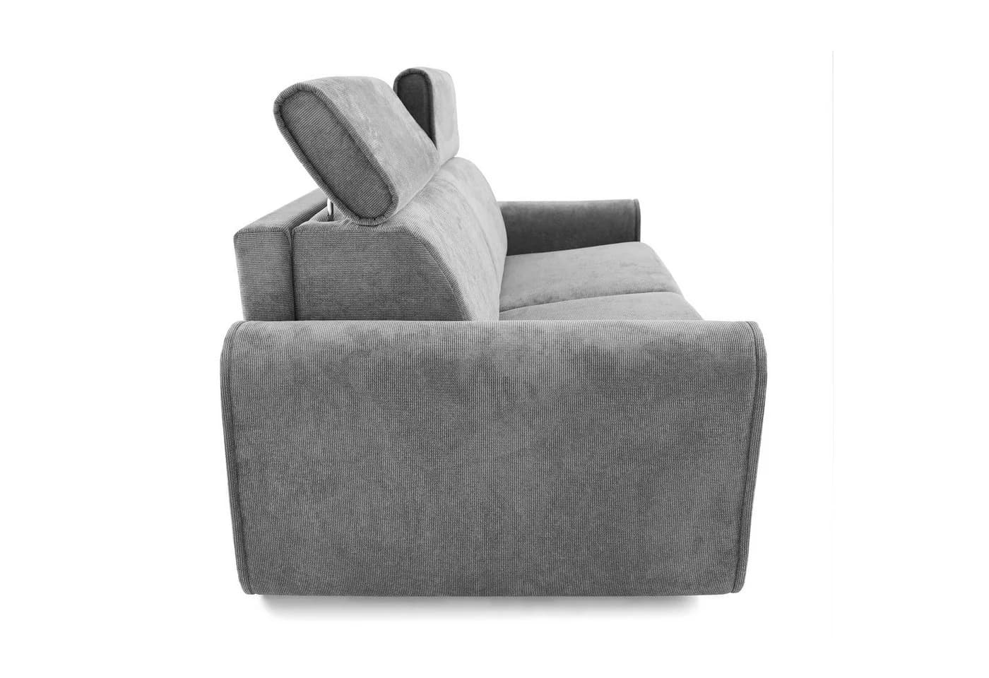 Beautysofa Schlafsofa Pavarti Modernes Sofa mit Bettkasten und Verstellbaren Kopfstützen - Bild 5