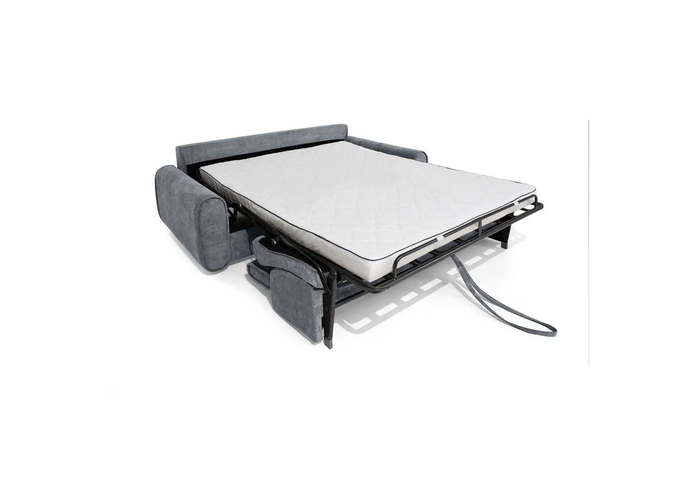 Beautysofa Pavarti Schlafsofa mit Klappmechanismus und Bettkasten Grau - Bild 3