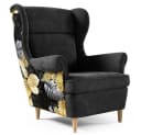 Beautysofa Ohrensessel Havana Skandinavisch Schwarz Bild 1