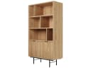 Beautysofa Bücherregal Evron mit 4 offenen Regalböden und 2 Unterschränken, Breite: 90 cm Bild 1