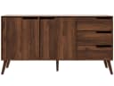 Beautysofa Kommode NOREL modernes Design mit drei Schubladen und zwei Schränken Bild 1