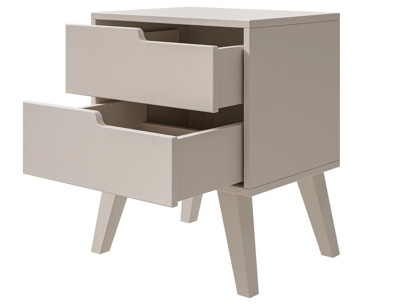 Beautysofa Nachttisch NOREL Modernes Design mit zwei Schubladen - Bild 3