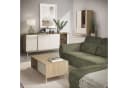 Beautysofa Couchtisch TERRA mit Riffel-Front Eiche geölt beige Bild 5