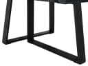 Beautysofa Eckbank VELTO mit schwarzen Metallbeinen und Stoff Raven Bild 5
