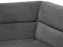 Beautysofa Eckbank CRESTO Grau mit schwarzen Metallbeinen Bild 4