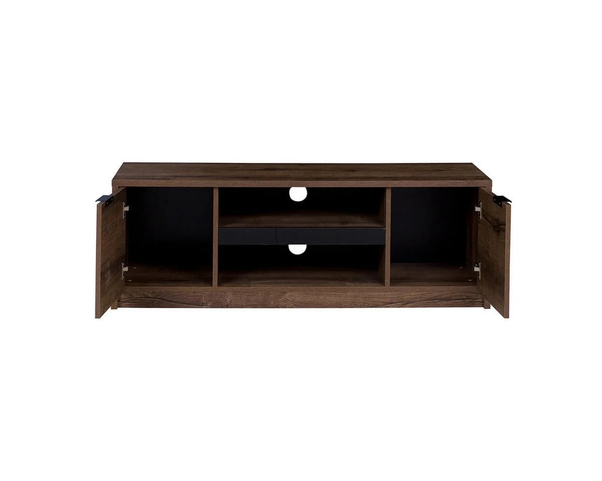 Beautysofa TV-Schrank DEVON Schwarz Hochglanz Eiche Monastery