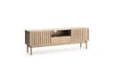 Beautysofa Wohnzimmer-Set SAPPORO Japandi Vitrine TV-Schrank Eiche Cremona Bild 5