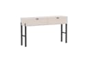 Beautysofa Schminktisch CORTINA Sandbeige mit 2 Schubladen Bild 1