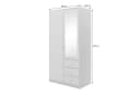 Beautysofa Kleiderschrank SOLEA mit Spiegel und 3 Schubladen Bild 3