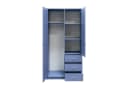 Beautysofa Kleiderschrank SOLEA mit Spiegel und 3 Schubladen Bild 4