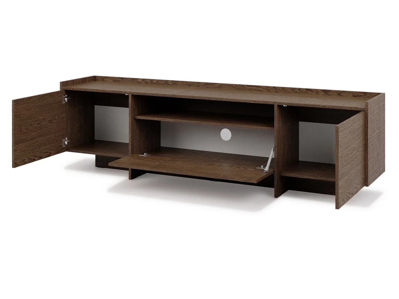 Beautysofa TV-Schrank JUNI 3-Türer Push-to-Open Japandi - Bild 3