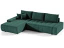 Beautysofa Ecksofa Draco L mit Schlaffunktion, Bettkasten, Grün Bild 1