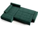 Beautysofa Ecksofa Draco L mit Schlaffunktion, Bettkasten, Grün Bild 3