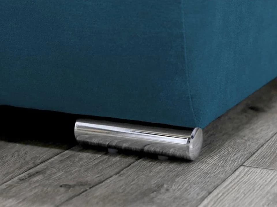 Beautysofa Ecksofa Draco L mit Schlaffunktion und Bettkasten Blau - Bild 5