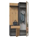 Beautysofa Kompaktgarderobe Fiora Garderobenset 5 Kleiderhaken Bild 1