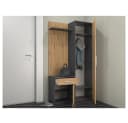 Beautysofa Kompaktgarderobe Fiora Garderobenset 5 Kleiderhaken Bild 3