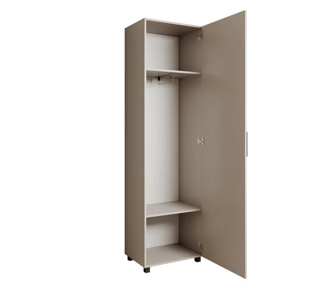 Beautysofa Garderobenschrank LIVIA mit Tür und Spiegel - Bild 3