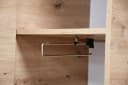 Beautysofa Garderobenschrank LIVIA mit Tür und Spiegel Schwarz Bild 5