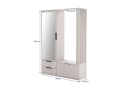 Filo Garderobe mit Spiegel Sandbeige Sitzbank Schubladen Bild 4