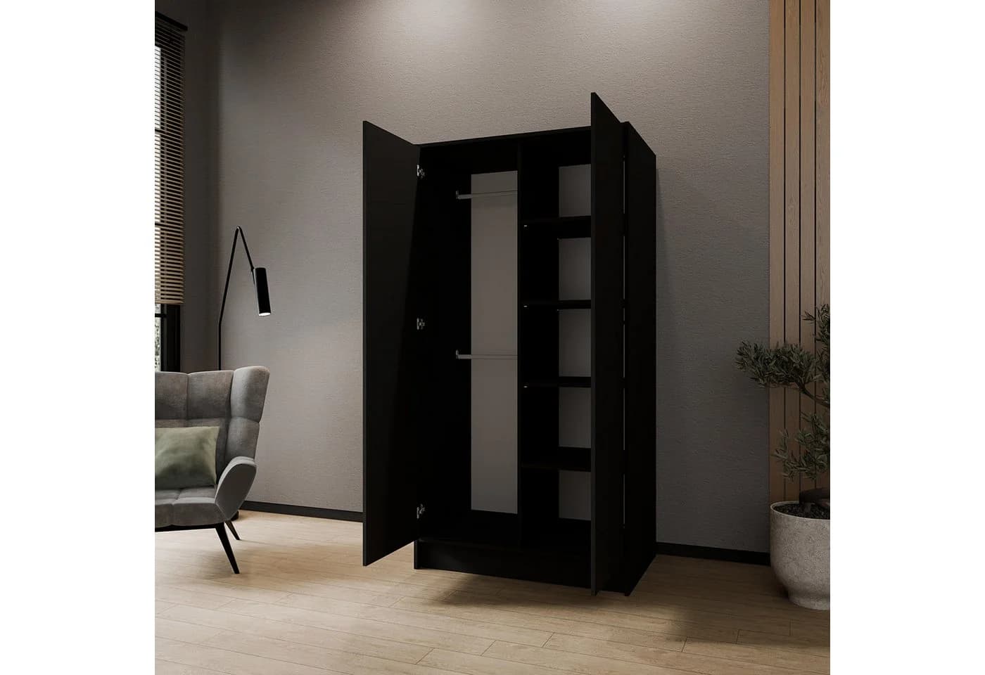 Beautysofa Kleiderschrank Gava Modernes Design - Bild 3