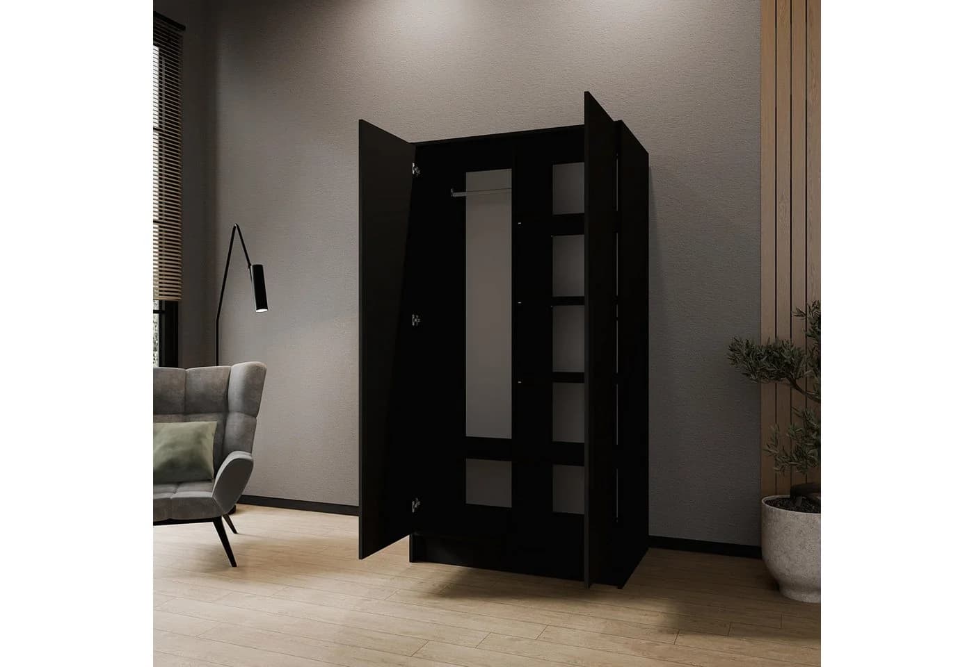 Beautysofa Kleiderschrank Gava Modernes Design - Bild 4