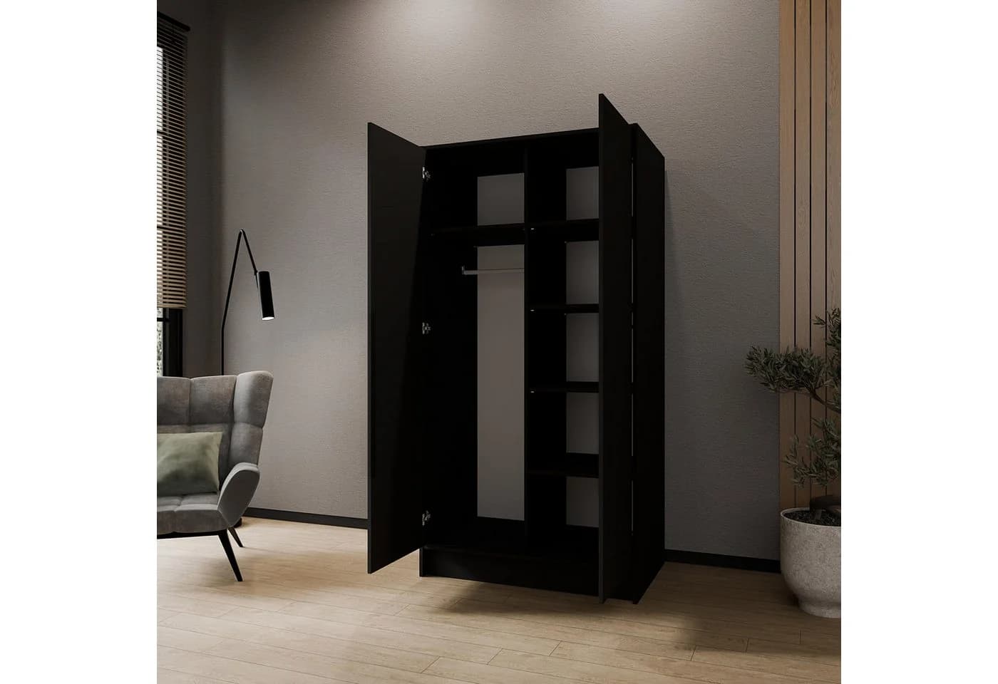 Beautysofa Kleiderschrank Gava Modernes Design - Bild 5