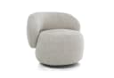 Beautysofa Drehsessel MAO Moderner Loungesessel Chenille Bezug Beige Bild 1
