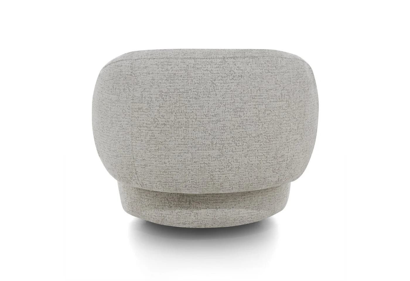 Beautysofa Drehsessel MAO Moderner Loungesessel Chenille Bezug Beige - Bild 3