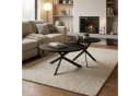 Beautysofa Couchtisch LIRA Schwarz Stahl Zweiteset Bild 1