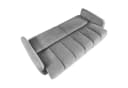 Beautysofa Schlafsofa Carla 3-Sitzer Grau mit Schlaffunktion & Bettkasten Bild 3