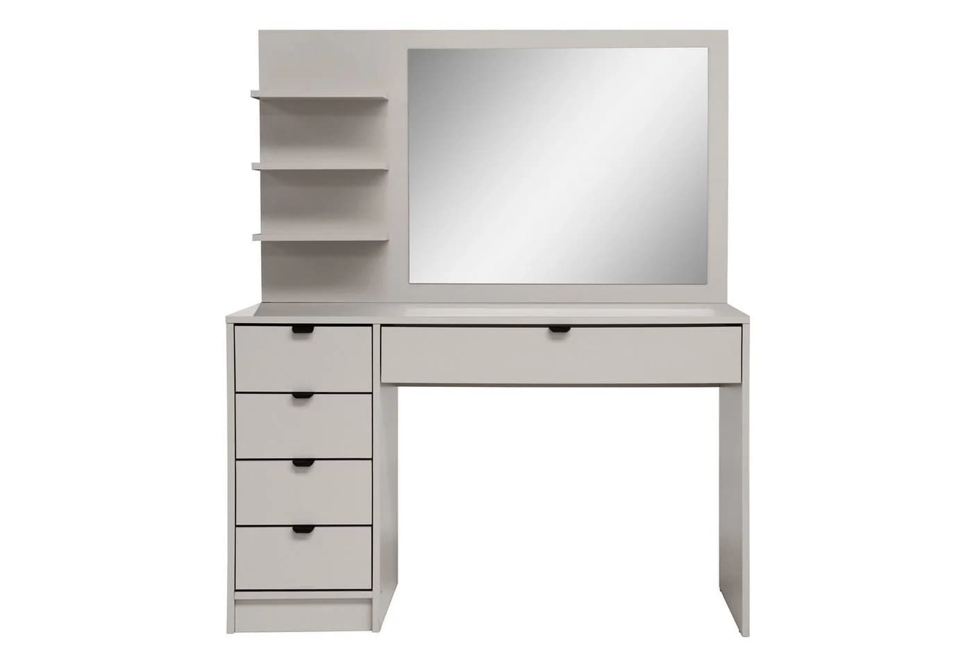 Beautysofa Schminktisch Malta 120 cm mit Spiegel und Schubladen