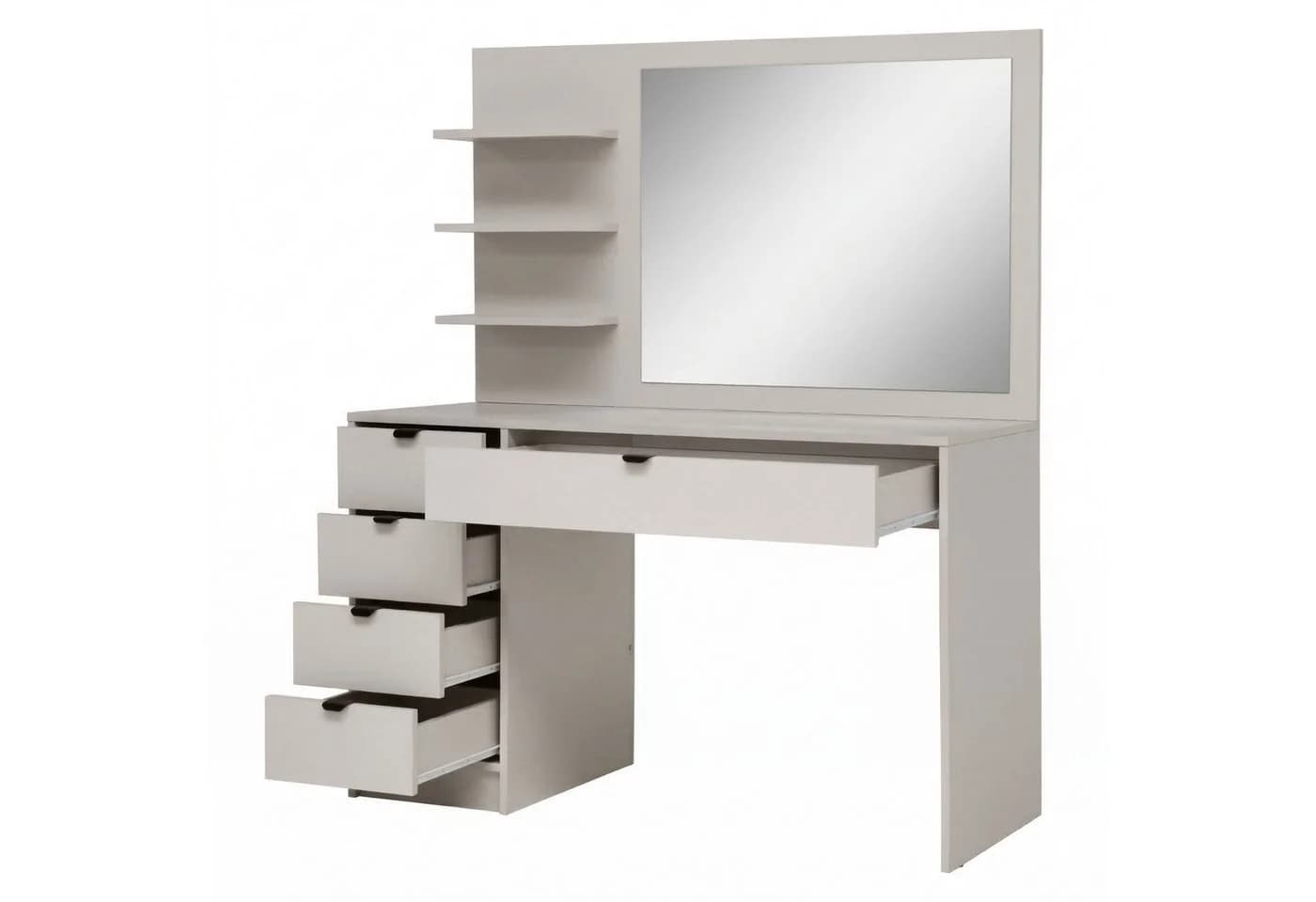 Beautysofa Schminktisch Malta 120 cm mit Spiegel und Schubladen - Bild 5