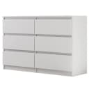 Beautysofa Kommode LEMON 6 Schubladen Weiß Modern Bild 2