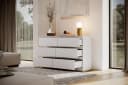 Beautysofa Kommode LEMON 6 Schubladen Weiß Modern Bild 3