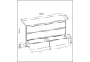 Beautysofa Kommode LEMON 6 Schubladen Weiß Modern Bild 5