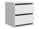 Beautysofa Kleiderschrank HELA mit Spiegel Weiß Bild 5