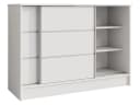 Beautysofa Kommode MIRELA mit Schiebetüren Weiß Modern Bild 3