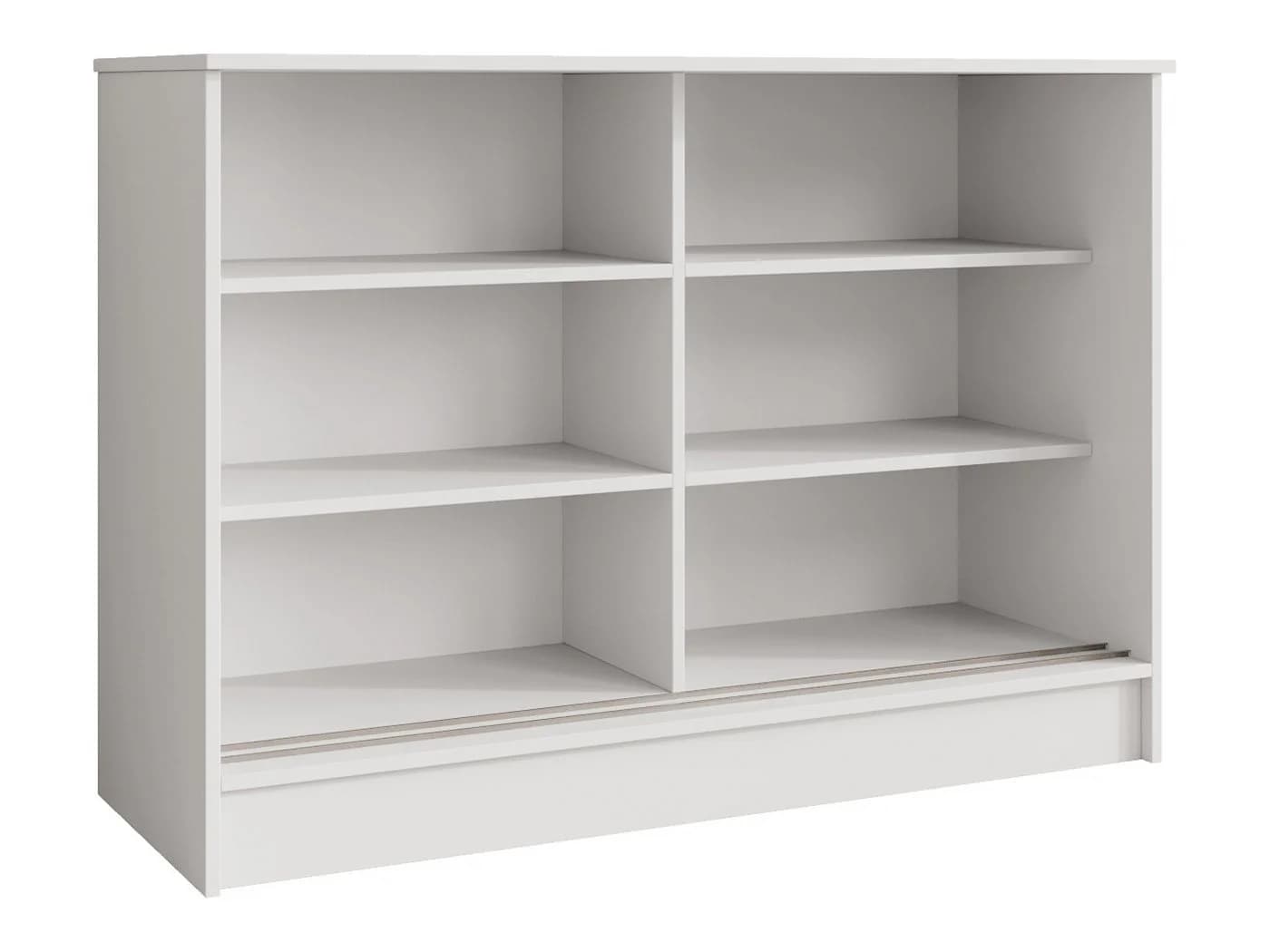 Beautysofa Kommode MIRELA mit Schiebetüren Weiß Modern - Bild 4