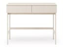 Beautysofa Schminktisch SOFT Kaschmir mit Rillenfronten und 2 Schubladen Bild 4