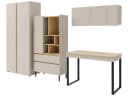 Beautysofa Jugendzimmer-Set LICO 4-teilig Modern Sandbeige Bild 1