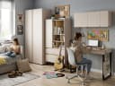 Beautysofa Jugendzimmer-Set LICO 4-teilig Modern Sandbeige Bild 3