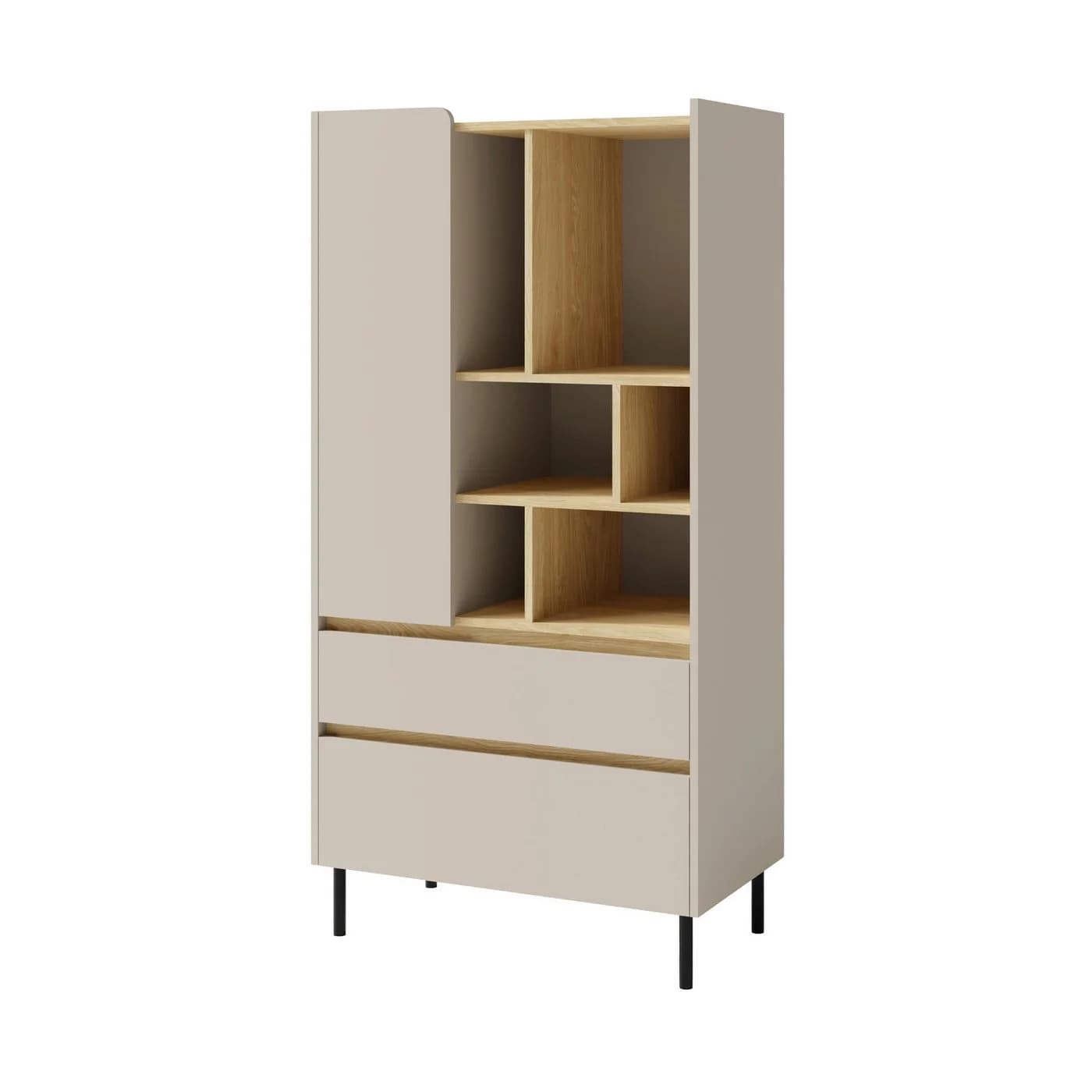 Beautysofa Jugendzimmer-Set LICO 4-teilig Modern Sandbeige - Bild 5